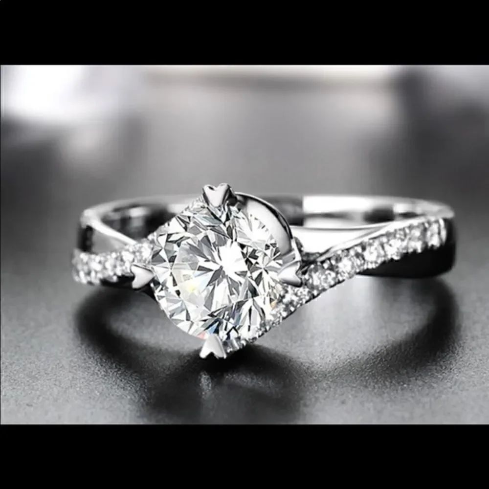 New 925 Sterling Silver Rings Size 9